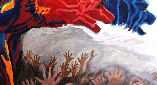 La Colombia en rojo de Antonio Zapata, un artista nacional radicado en Austria