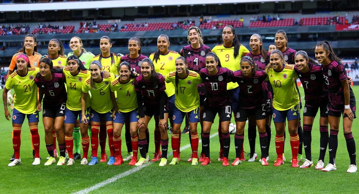 Derrota de Colombia ante México. Foto: Twitter Prensa redes Selección de México.