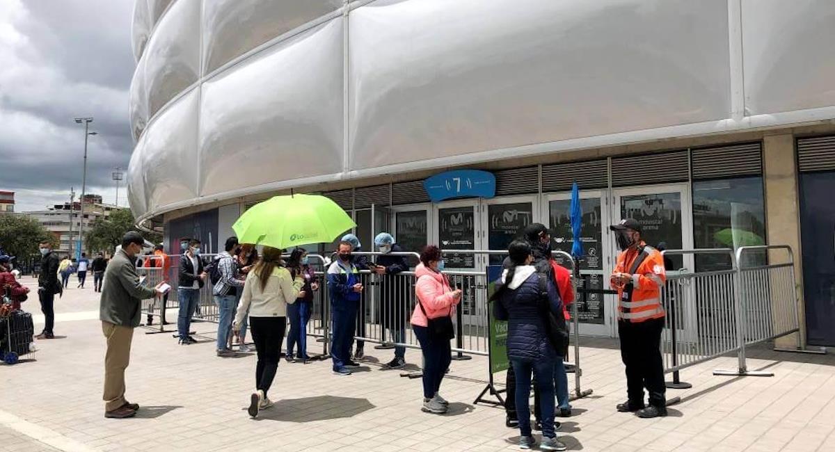 Movistar Arena cuenta con dosis de Pfizer, AstraZeneca y Sinovac. Foto: Alcaldía de Bogotá