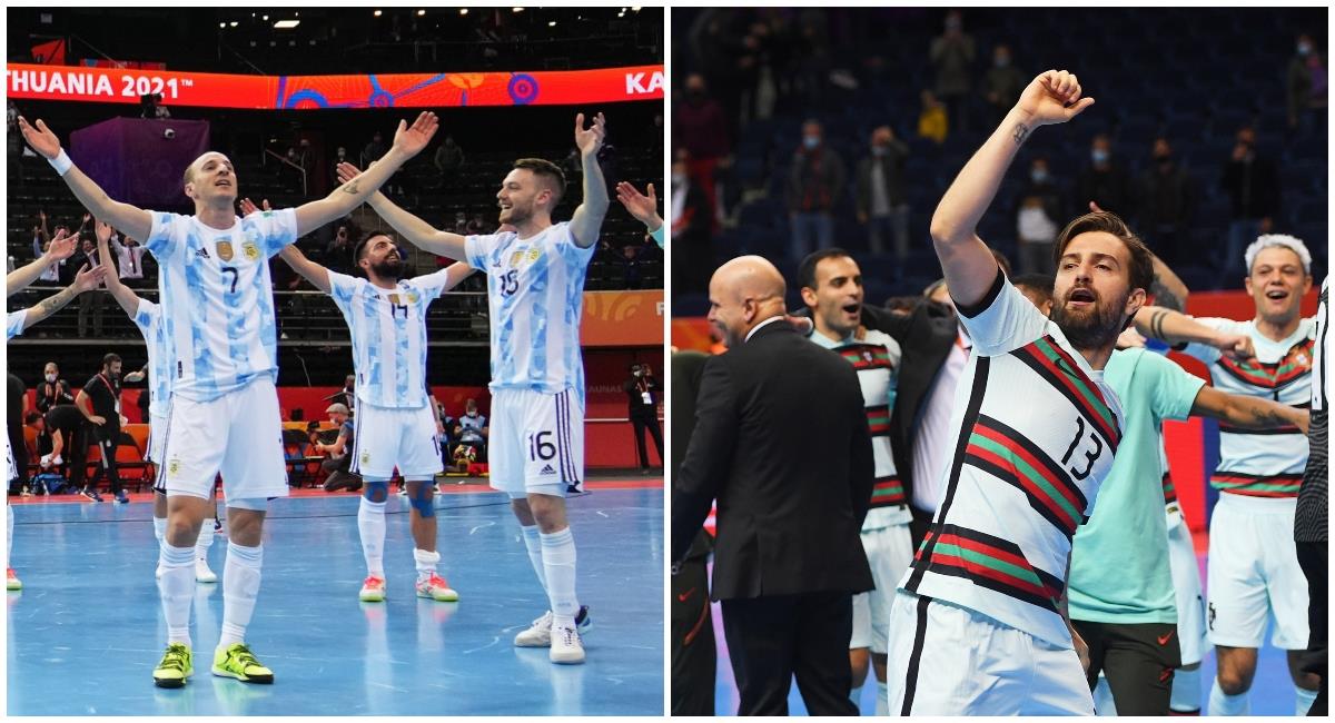 La final del Mundial de Futsal de la FIFA será entre Argentina y Portugal. Foto: Twitter @FIFAcom