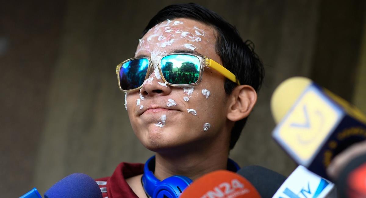 Rufo Chacón, joven herido durante manifestaciones en Venezuela. Foto: Twitter @fragielricardo