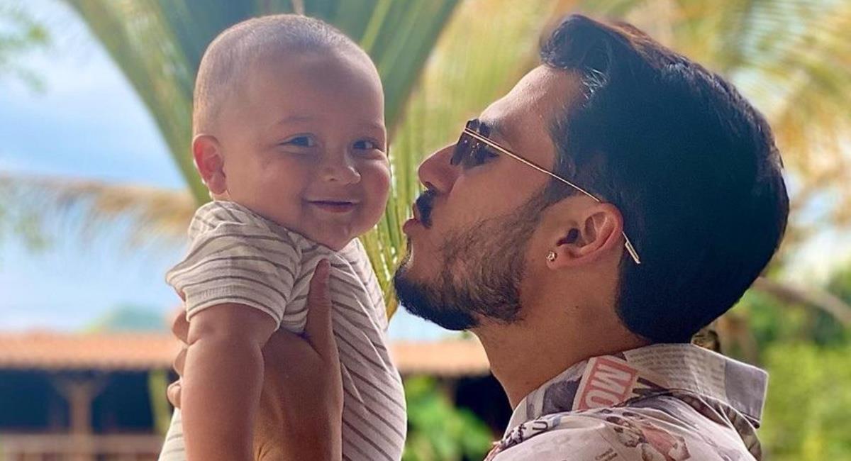 El artista está muy feliz en su nueva etapa como padre. Foto: Instagram @pipebueno.