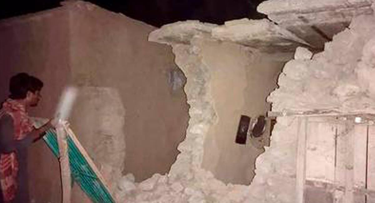 La provincia de Baluchistán se vio afectada por un terremoto de 5.7 grados y 20 Km de profundidad. Foto: Twitter @MeteoWeather2