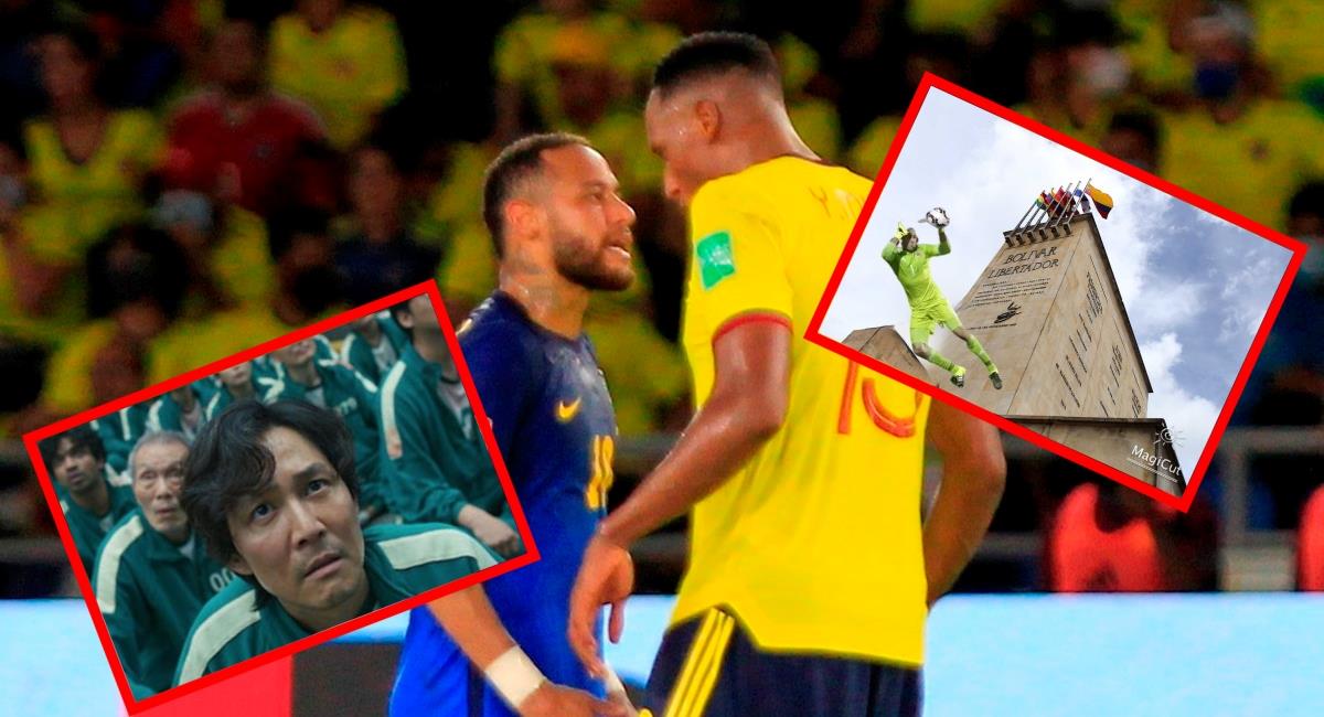 Los mejores memes del duelo entre Colombia y Brasil. Foto: EFE