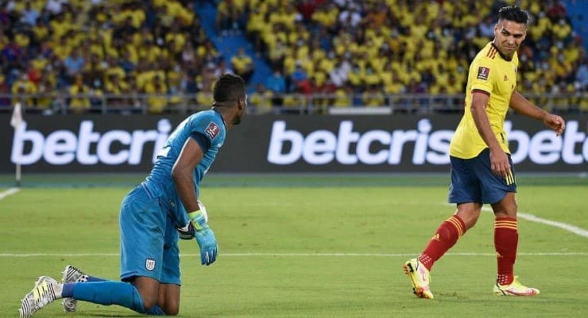 Falcao le cantó el gol en la cara a Domínguez. Foto: Getty Images