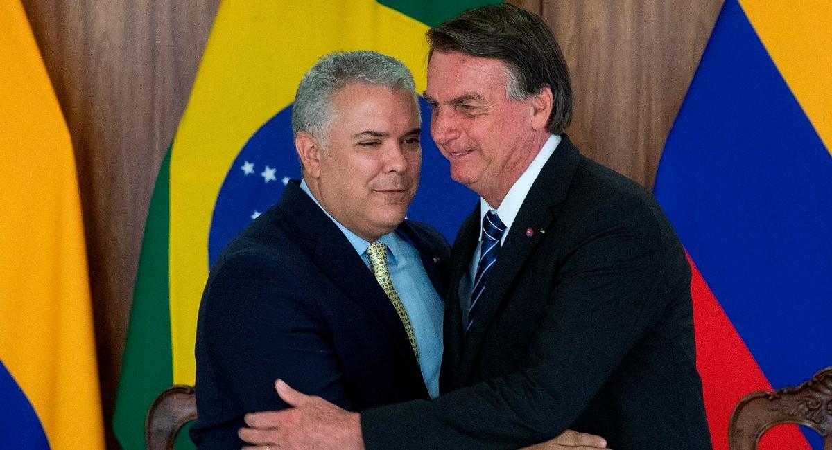 Duque destaca el compromiso de Colombia y Brasil con la Amazonía. Foto: EFE