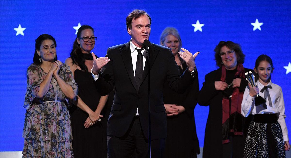 Quentin Tarantino es uno de los cineastas más reconocidos del mundo. Foto: Twitter @CriticsChoice