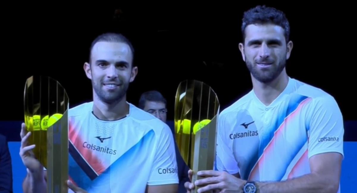 Cabal y Farah campeones del ATP 500 de Viena. Foto: Twitter @fedecoltenis