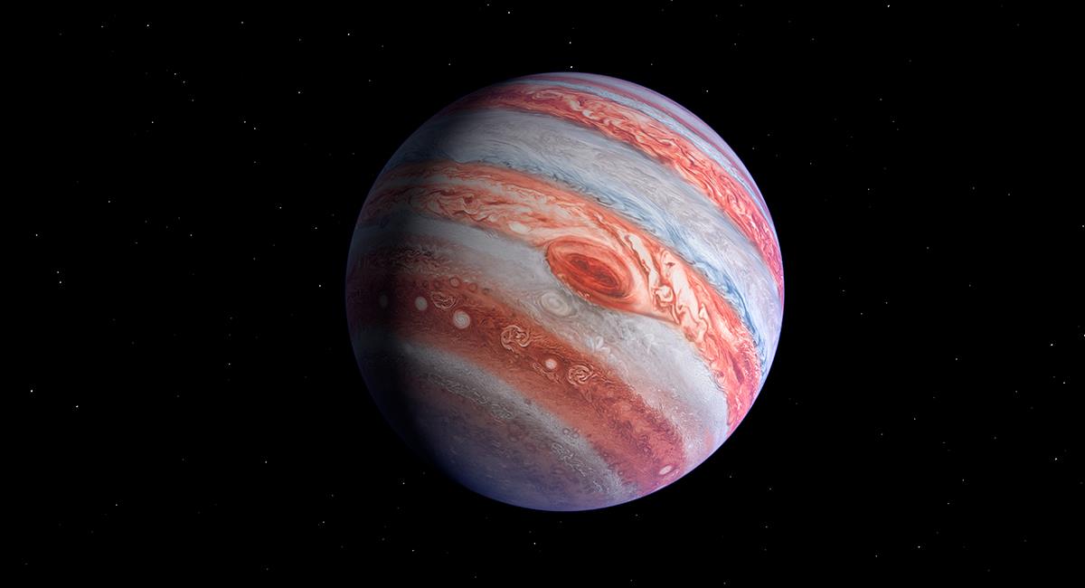 La NASA saca a la luz las primeras imágenes en 3D de la atmósfera de Júpiter. Foto: Shutterstock