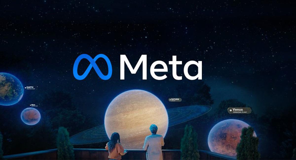 Meta es la nueva etapa de Facebook apuntando a la realidad virtual. Foto: Twitter @Meta