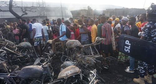 Tragedia en Sierra Leona: Cien personas muertas tras explosión de camión cisterna