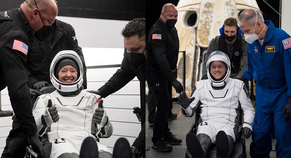 Tras 199 días en el espacio, astronautas del SpaceX Crew-2 regresaron a la Tierra con éxito. Foto: EFE