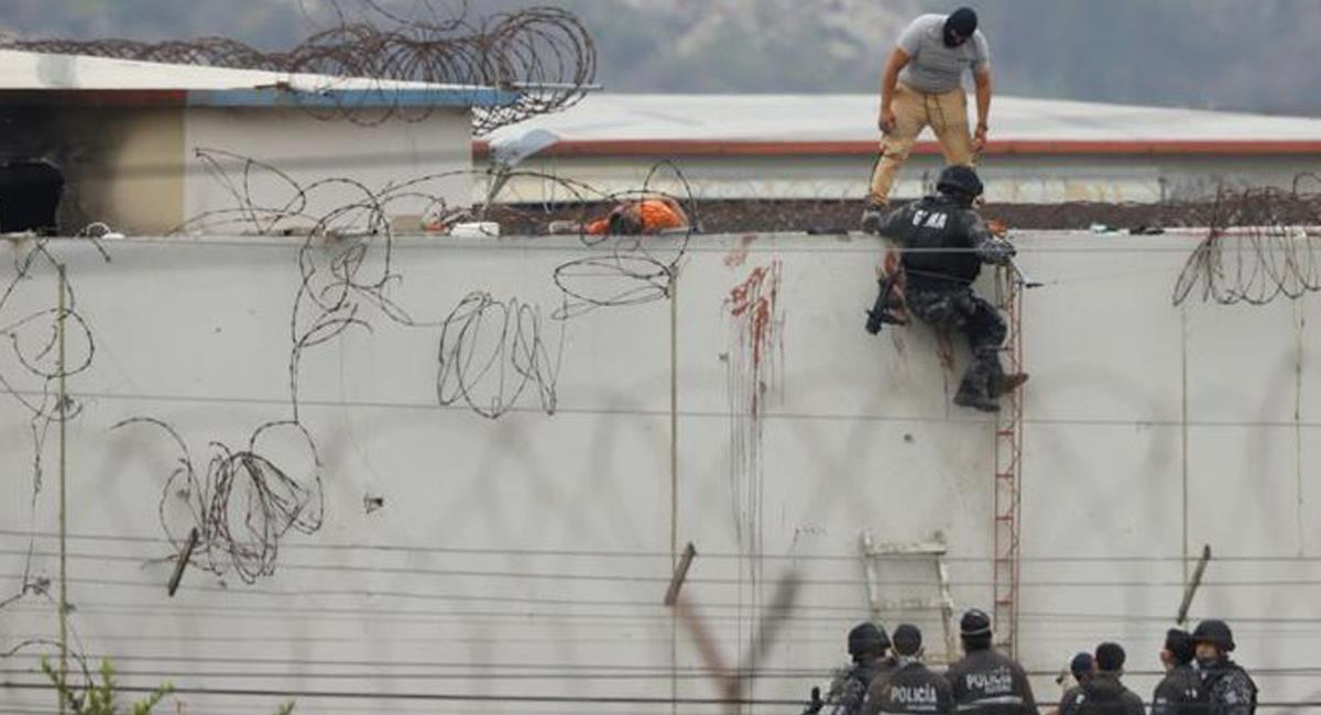 68 fallecidos es el saldo trágico de un nuevo motín en la cárcel de Guayaquil en Ecuador. Foto: Twitter @Aroguden