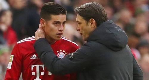 Prensa alemana afirma que James es culpable de la salida de Niko Kovac del Bayern