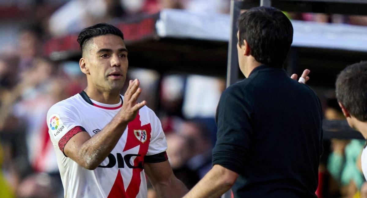 Iraola informó que Falcao evoluciona bien y se espera que llegue para el juego ante Mallocarca. Foto: Getty Images