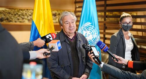 Secretario de la ONU llegó a Colombia y aplaudió el Proceso de Paz