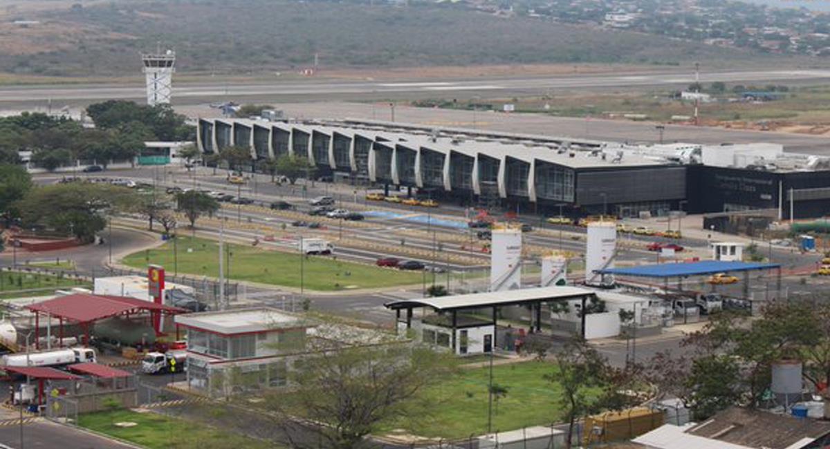 Aeropuerto Camilo Daza de la ciudad de Cúcuta, capital del departamento de Norte de Santander. Foto: Twitter @aerooriente