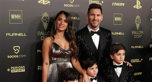 Messi hizo respetar el lugar de Antonela en la gala del Balón de Oro