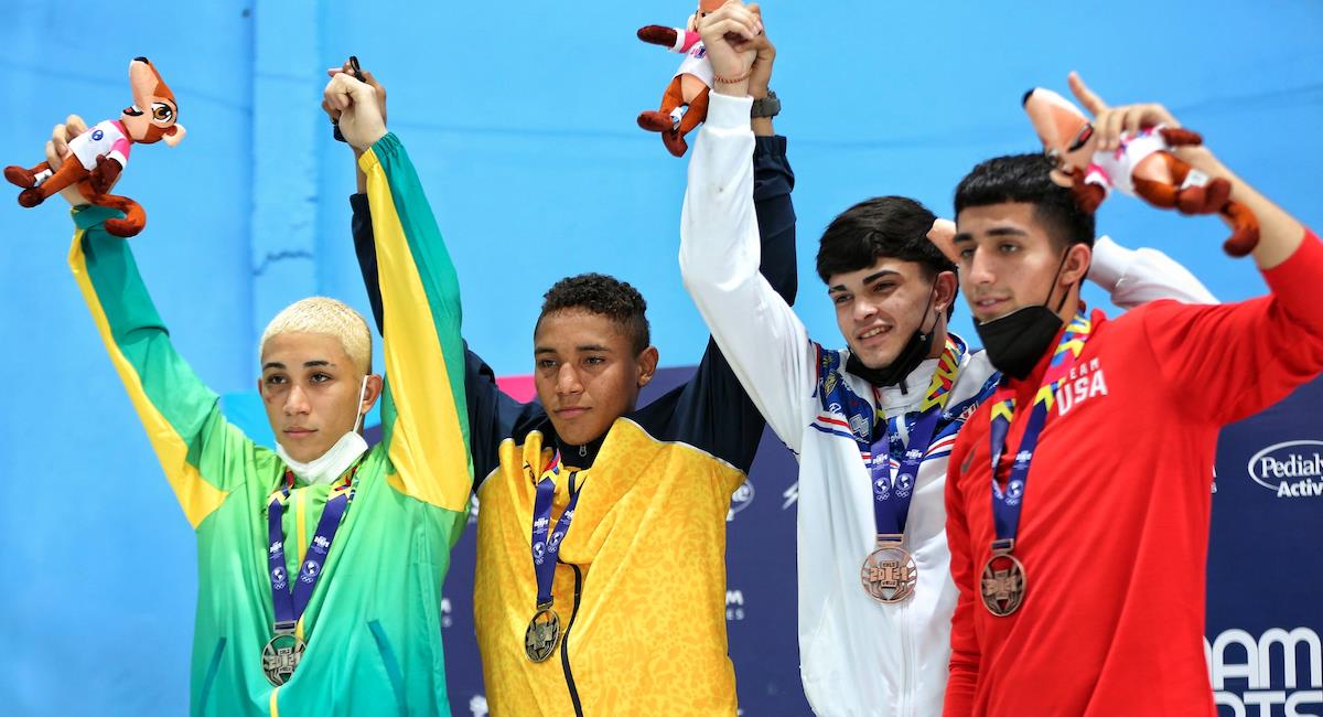 Colombia sube a la segunda casilla en el medallero de los Panamericanos Junior. Foto: Comité Olímpico Colombiano