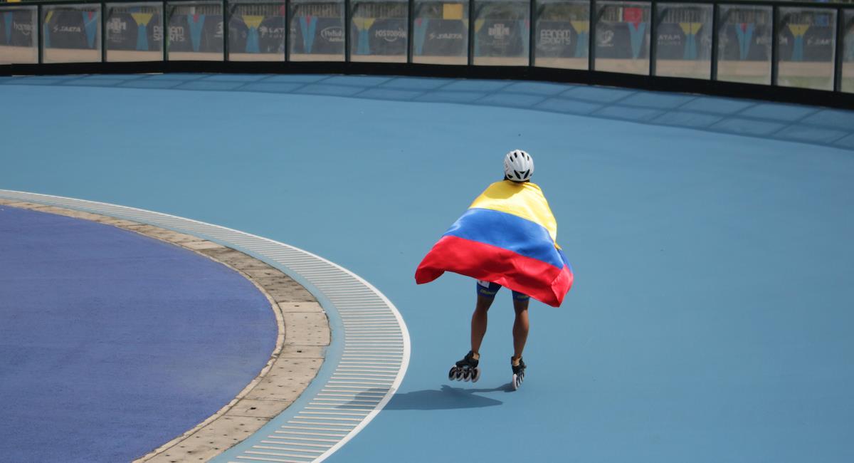 Colombia se lleva seis oros en el patinaje de velocidad. Foto: Comité Olímpico Colombiano