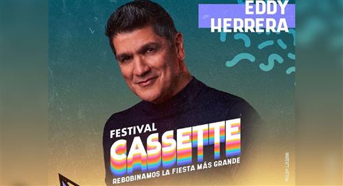Eddy Herrera se suma al Festival Cassette, una de las fiestas más grandes de Colombia