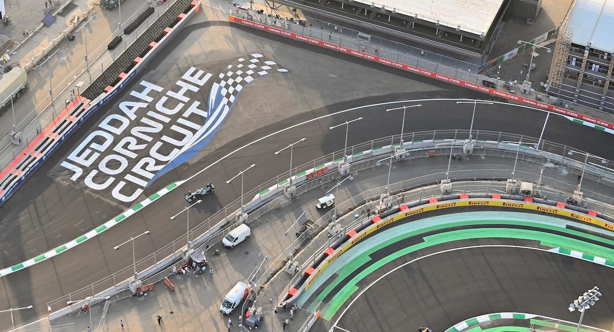 Primer día libre del Gran Premio de Arabia Saudí. Foto: EFE