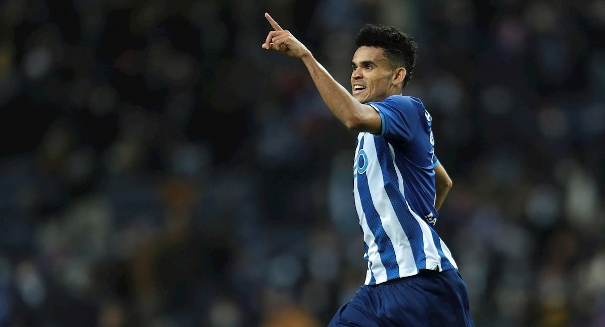 Luis Díaz gol de tiro libre con el Porto. Foto: EFE