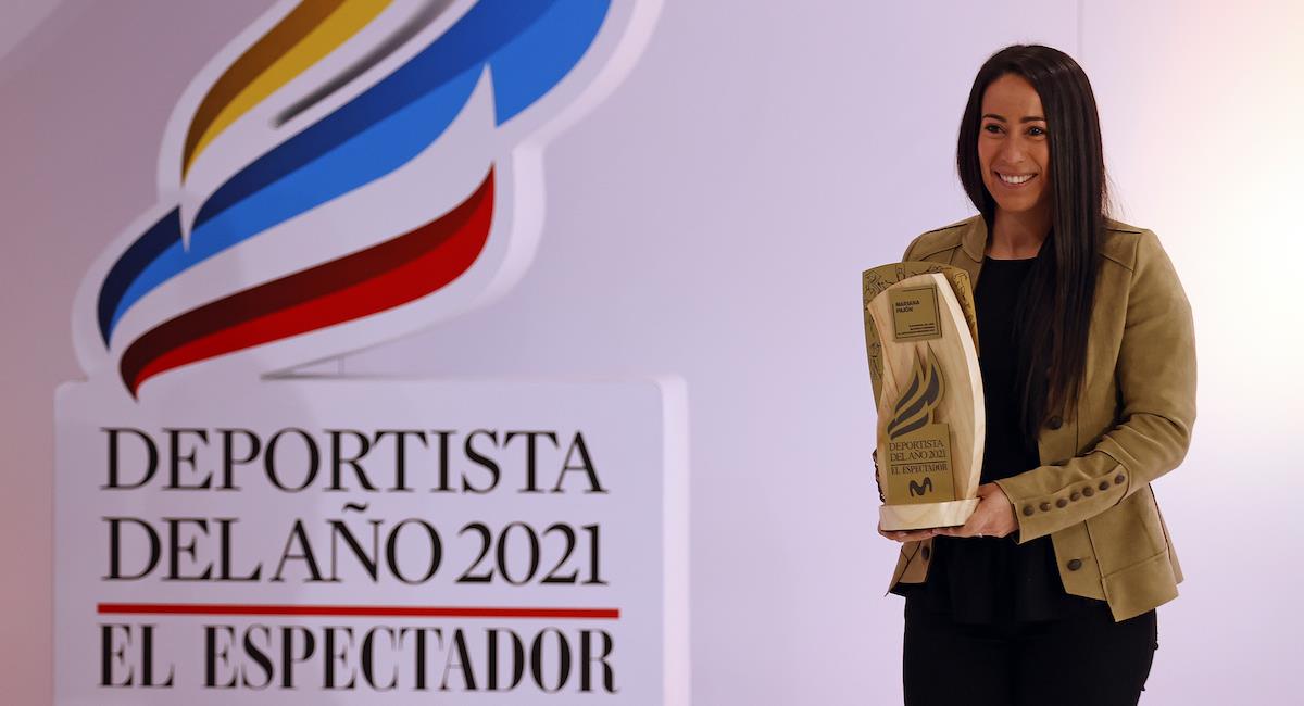 Mariana Pajón destacó en los premios a mejor deportista del año. Foto: EFE