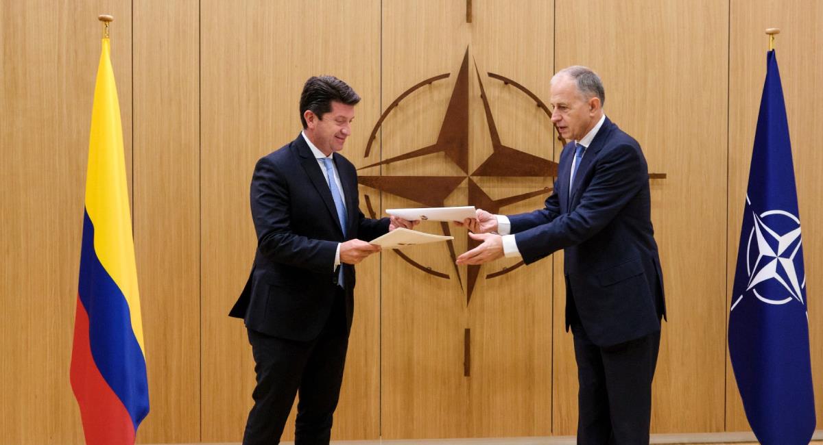 Colombia fortalece su relación de cooperación con la OTAN. Foto: Twitter @mindefensa