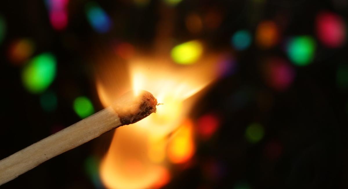 18 menores de edad han sido victimas de quemaduras por pólvora. Foto: Pixabay