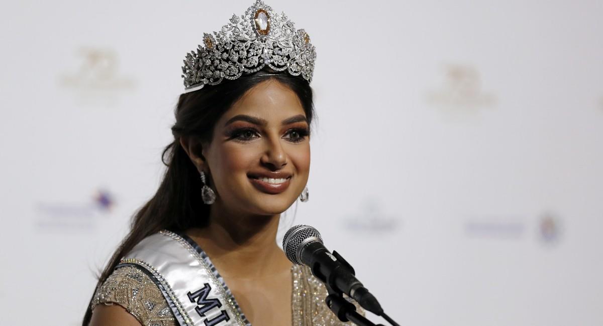 La nueva Miss Universo, Harnaaz Sandhu. Foto: EFE