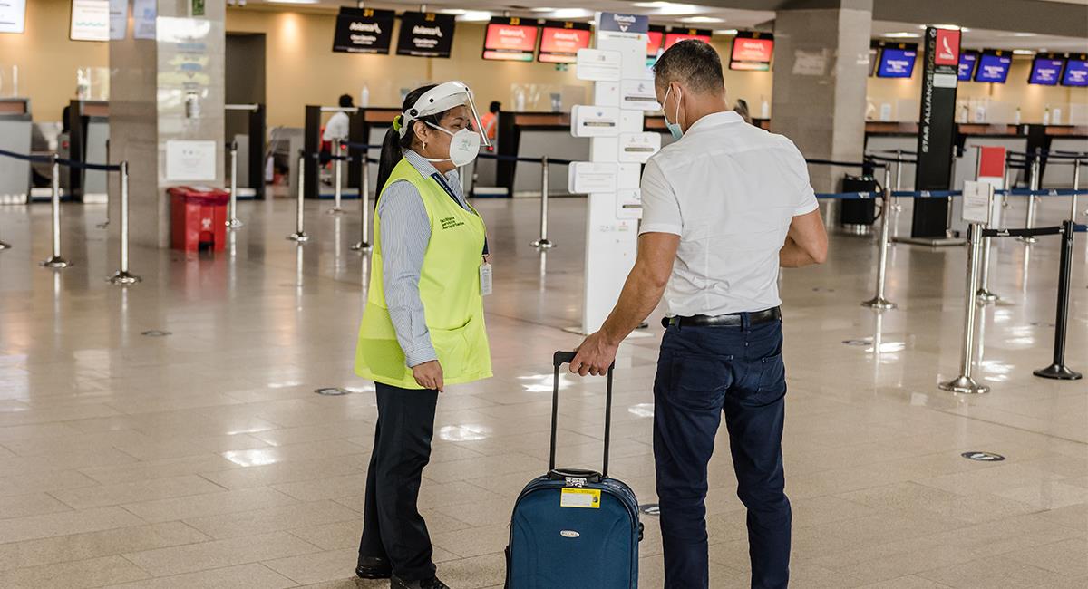 El Aeropuerto Internacional Rafael Núñez de Cartagena registró en noviembre 548.743 pasajeros movilizados. Foto: SACSA