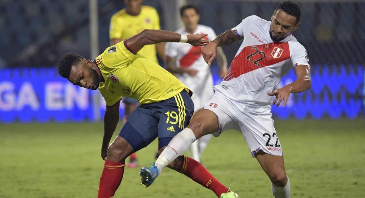 El juego Colombia vs Perú tendría cambio de fecha. Foto: AFP