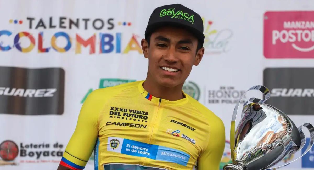 Juan David Urián, campeón de la edición 32. Foto: Federación Colombiana de Ciclismo