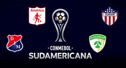 Sorteo de la CONMEBOL Sudamericana para los equipos colombianos
