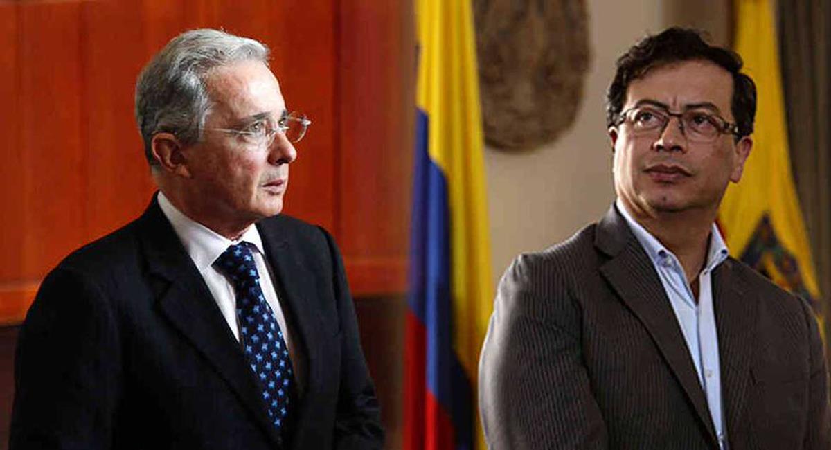 Álvaro Uribe y Gustavo Petro acostumbran a realizar contrapunteos a través de twitter. Foto: Twitter @RevistaSemana