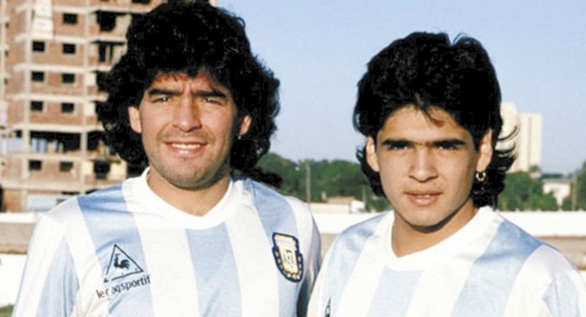 Diego Armando y Hugo Maradona. Foto: Twitter @TorresErwerle