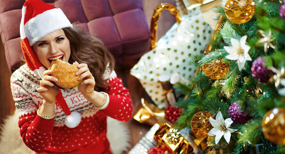 En la época navideña se suele aumentar de peso. Foto: Shutterstock