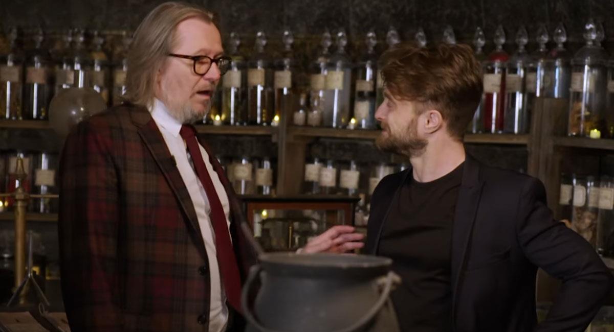 Gary Oldman y Daniel Radcliffe se reencontrarán tras hacer parte del elenco de "Harry Potter". Foto: Youtube Captura canal HBO Max Latinoamérica
