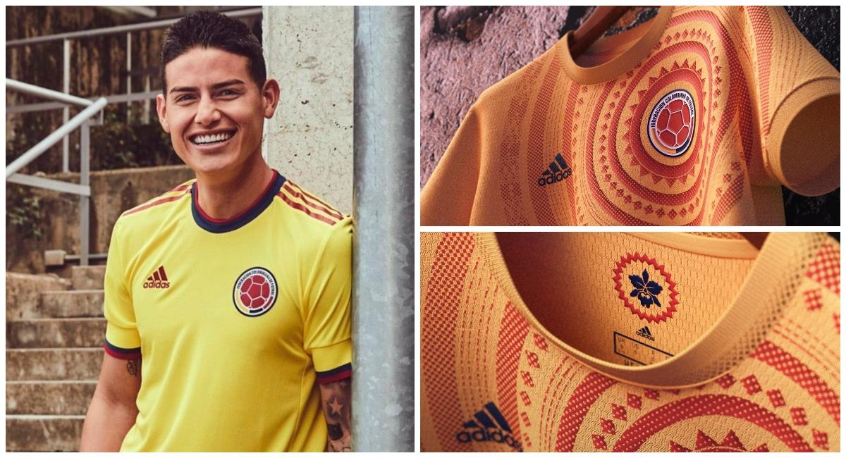 El nuevo diseño que proponen para la camiseta de la Selección Colombia. Foto: Twitter @FCFSeleccionCol / @soccept