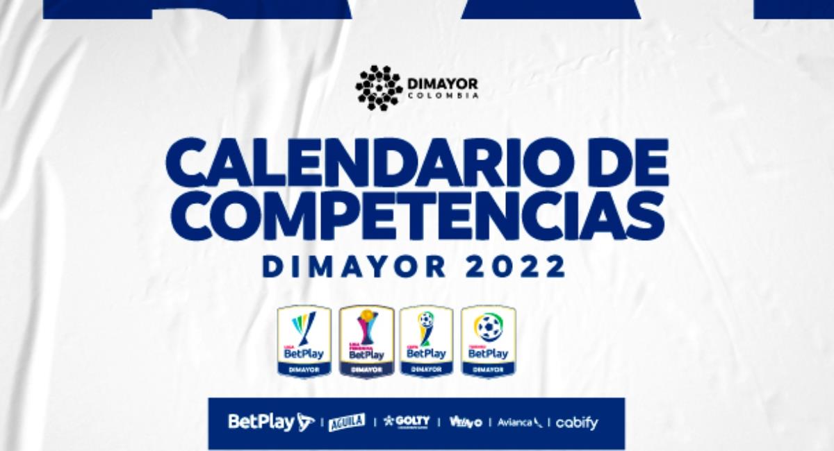 Se realizó el sorteo del calendario para la Liga, Copa y Torneo en 2022. Foto: Dimayor