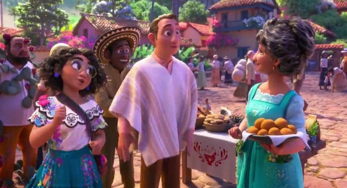 El Ajiaco y los buñuelos, son una representación gastronómica colombiana, que ahora se ve en Disney. Foto: Twitter @Sin_patrocinios