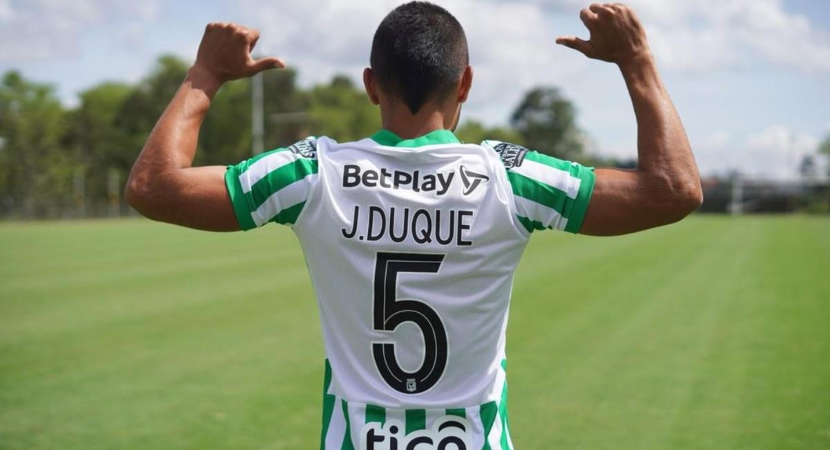 Jhon Duque, su agradecimiento a Nacional y el por qué no llegó a Millonarios. Foto: Atlético Nacional