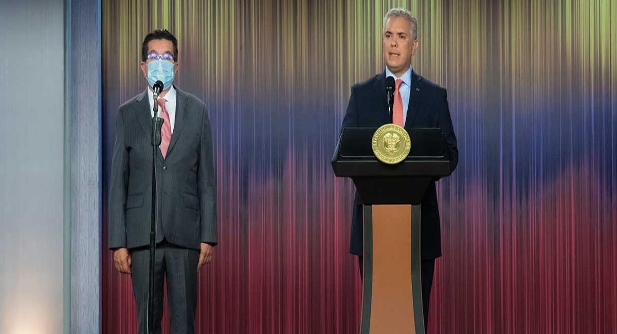 Iván Duque y Fernando Ruiz. Foto: Presidencia 