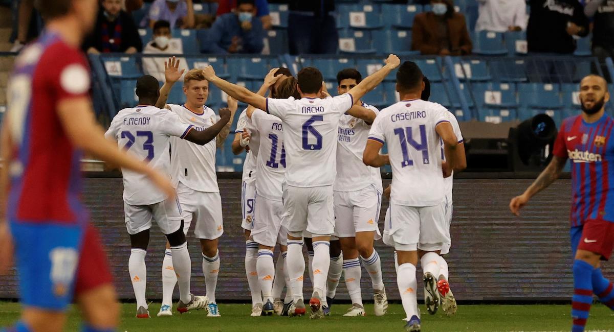 Real Madrid es finalista de la Supercopa de España. Foto: EFE