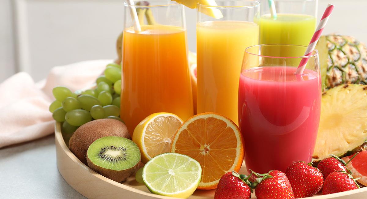 Los jugos naturales brindan gran aporte nutricional y limpian el organismo de "grasa saturada". Foto: Shutterstock