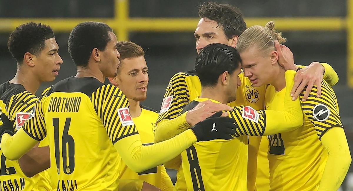 Borussia Dortmund venció al Friburgo por la fecha 19 de la Bundesliga. Foto: EFE