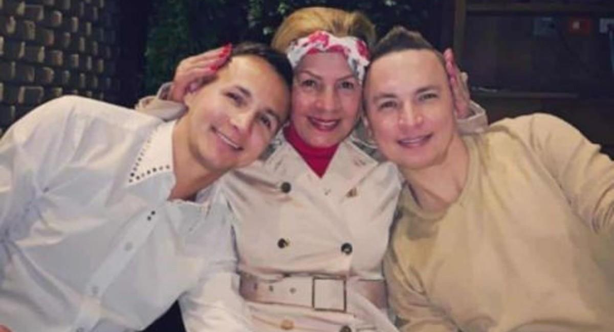 Mauricio Leal, Marleny Hernández y Jhonier Leal. Foto: Instagram