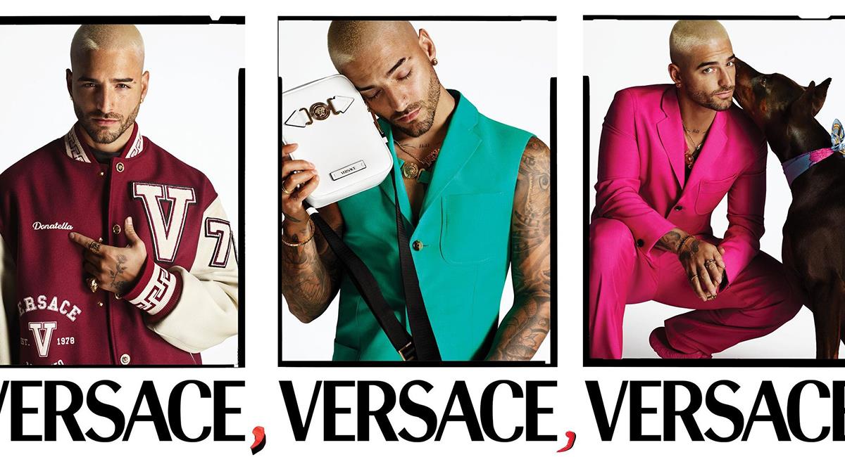 Maluma será la imagen de la nueva colección primavera-verano de Versace. Foto: Instagram @versace