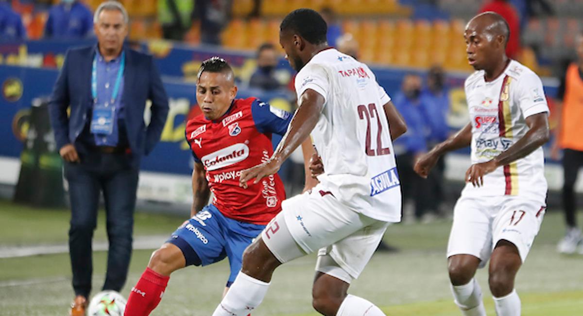 Este domingo jugaron en su debut de la Liga colombiana Independiente Medellín y el Deportes Tolima. Foto: Dimayor